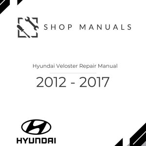2012 - 2017 Hyundai Veloster Repair Manual